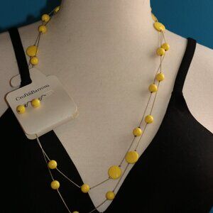Croft and Barrow Necklace and Earring Set
